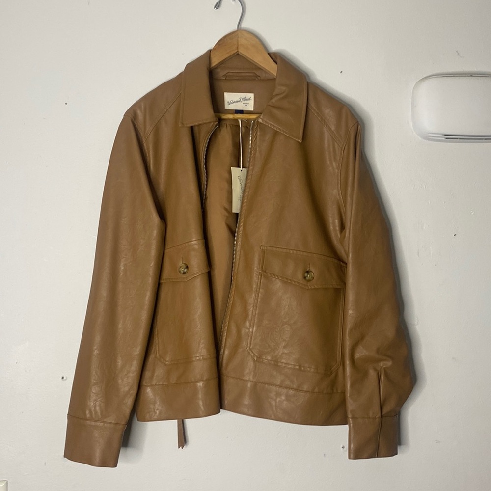 7021 Brown leather Jacket